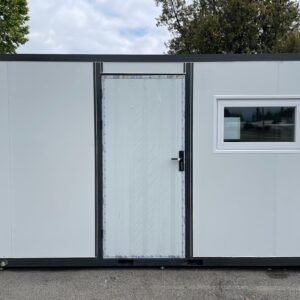 13 ft. x 8 ft. x 8 ft Tiny House Prefab Modular Mobile Office Garden Office Pod Small Log Cabin Studio Bathroom Included