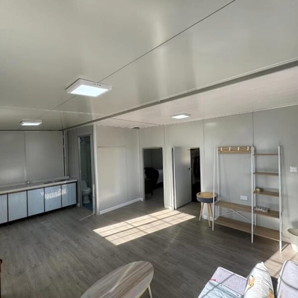 19x20FT Tiny Houses to Live in for Adults with 1 Full Equiped Bathroom and Kitchen,2 Bedroom Tiny House Foldable Home,Mobile Housea for Sale Prefab