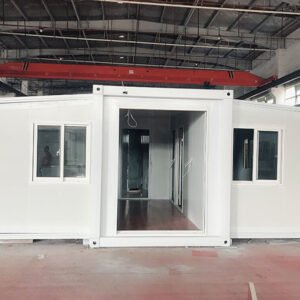 2-Pack 20FT Mobile Expandable Container House Utilities Full Bathroom/Bedroom