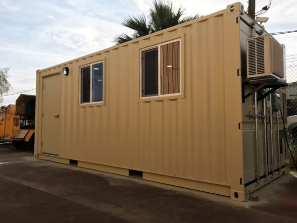 20 foot office in refurbished shipping container