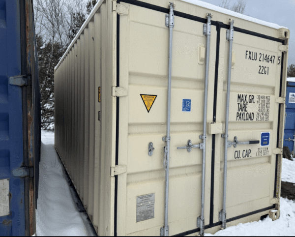 20 x 8 x 8.5 New Beige Shipping / Storage Container