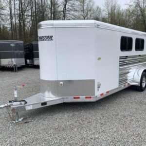 2020 19' CIMARRON BUMPER PULL 6 PEN STOCK TRAILER