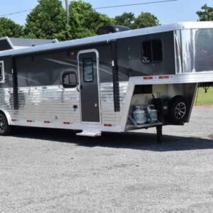 2020 Bison Laredo 3 Horse Trailer with 11' Short Wall