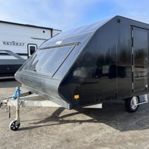 2021 Mission Trailers 101x12 Aluminum 2-Place Crossover/Hybrid w/Blackout PKG