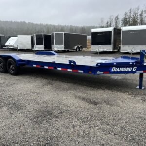 2022 Diamond C 7x24 20K Low Profile Equipment Trailer w/Max Ramps