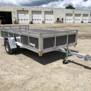 2022 Mission Trailers 6x12 Aluminum Open Utility w/Integrated Rear Ramp