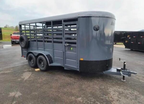 2023 BCI Stock Trailer 6'X16' Eco Series Bumper Pull