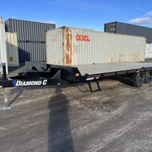 2024 Diamond C 8.5x22 7K Deckover Trailer w/Slide-In Ramps