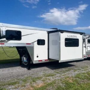 2024 Lakota Charger 8411RKGLQ 4 Horse Trailer with 11' Short Wall