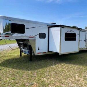 2024 Lakota Charger LE81413SR Stock Trailer with 13' Short Wall