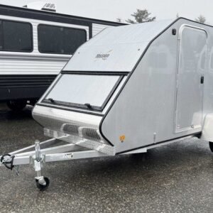 2024 Mission Trailers 60x12 Aluminum Single Place Crossover w/Galvanized Package, Rear Canopy