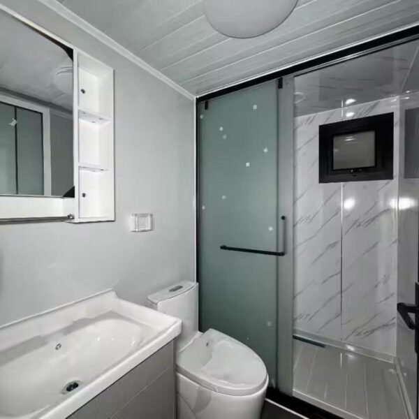 20ft 30ft 40ft Prefab Tiny Homes for Sale Expandable Container House with 2 Bedrooms Modular Design Durable Steel Construction Tiny Houses to Live in for Adults Residents with...
