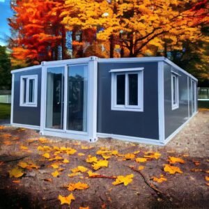 20ft container house basic version | Bedroom, kitchen and bathroom can be customized | Custom upgrades incur 𝗮𝗱𝗱𝗶𝘁𝗶𝗼𝗻𝗮𝗹 𝗳𝗲𝗲𝘀| Quick assembly modular unit (office/housing/small...