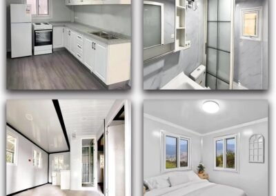 20ft Portable Home Shipping Container Modular Tiny Home Prefabricated Container House Flat Pack House Prefab House