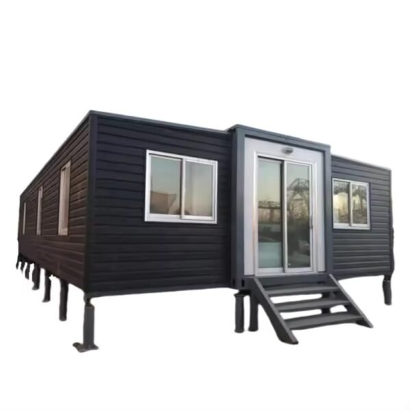 30FT Tiny House to Live in,Portable Prefab House with 2 Bedroom,1 Full Equiped Bathroom and Kitchen,Prefabricated Container House for Adults Living,Foldable Mobile Home with...
