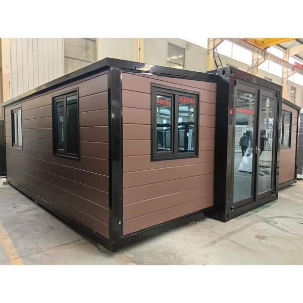 30FT Tiny House to Live in,Portable Prefab House with 2 Bedroom,1 Full Equiped Bathroom and Kitchen,Prefabricated Container House for Adults Living,Foldable Mobile Home with...