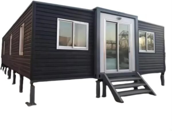 30FT Tiny House to Live in,Portable Prefab House with 2 Bedroom,1 Full Equiped Bathroom and Kitchen,Prefabricated Container House for Adults Living,Foldable Mobile Home with...