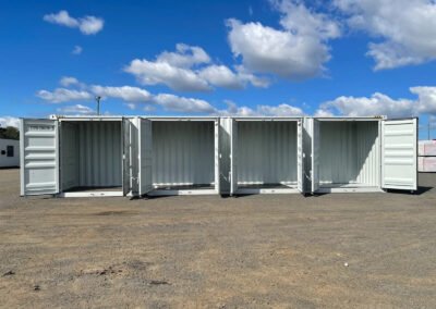 40ft High Cube Side Open Storage Shipping Container w/4 Side Doors