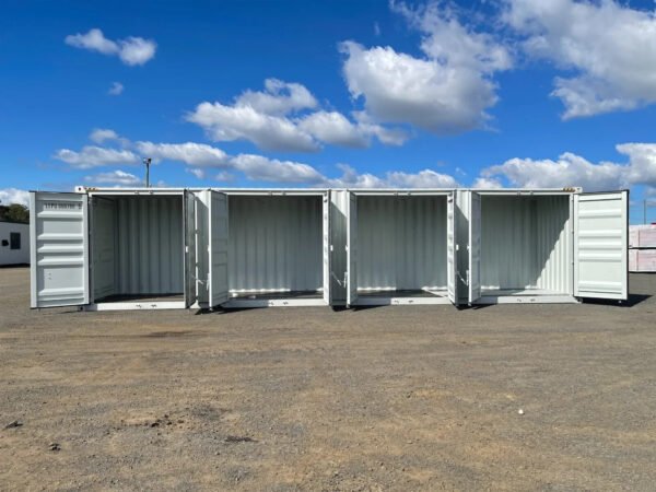 40ft High Cube Side Open Storage Shipping Container w/4 Side Doors