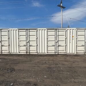 40ft High Cube Side Open Storage Shipping Container w/4 Side Doors