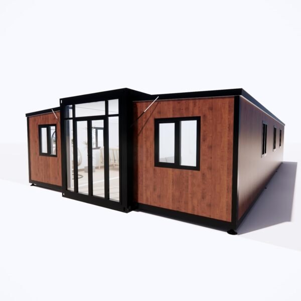 40FT Tiny House to Live in,Portable Prefab House with 3 Bedroom,1 Full Equiped Bathroom and Kitchen,Prefabricated Container House for Adults Living,Foldable Mobile Home with...