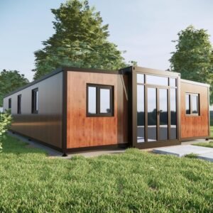 40FT Tiny House to Live in,Portable Prefab House with 3 Bedroom,1 Full Equiped Bathroom and Kitchen,Prefabricated Container House for Adults Living,Foldable Mobile Home with...