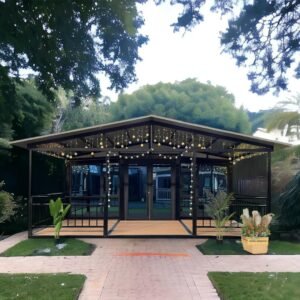 CE Certified Expandable Prefabricated Home | Storm-Proof 20ft/40ft Modular Design | Energy Efficient Tiny House with Kitchen & Bathroom | 10-Year Warranty | Customizable Options