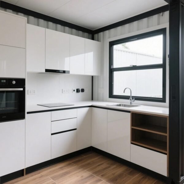 Luxury Foldable Tiny House on Wheels | 20ft/40ft Prefab Home with Bathroom & Kitchen | Fireproof, Windproof, Custom Bedrooms