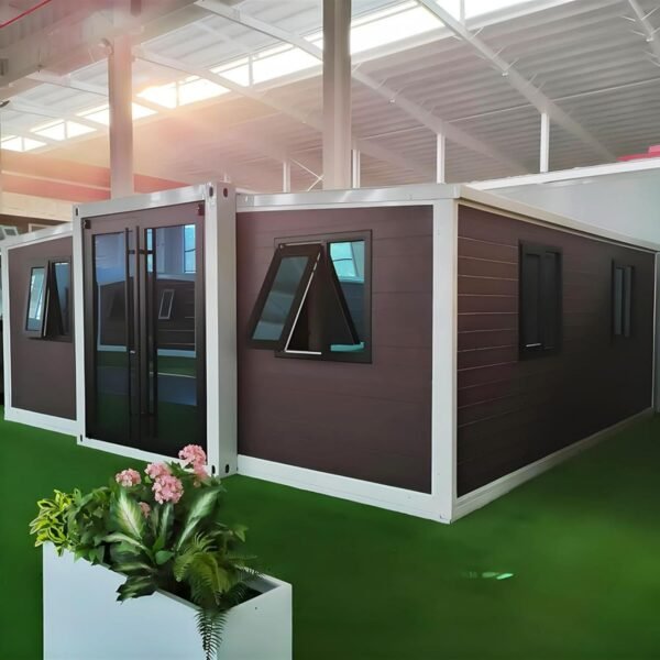 Luxury Foldable Tiny House on Wheels | 20ft/40ft Prefab Home with Bathroom & Kitchen | Fireproof, Windproof, Custom Bedrooms