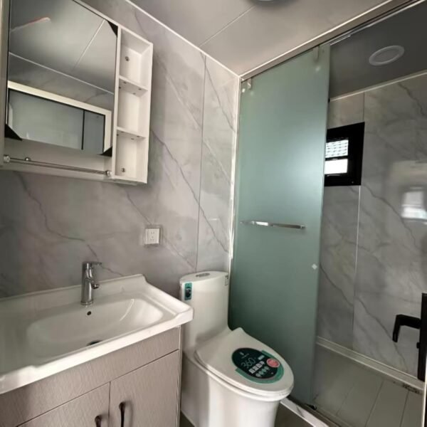 Luxury Mobile Tiny House - Foldable 20ft/40ft Prefab Container, 1/2/3 Bedroom w/Bathroom & Kitchen, Double-Wing Home on Wheels (Sale)