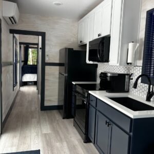 Luxury Shipping Container Homes (40’ x8'x 9’6” Tall) Two Blue, Two Grey