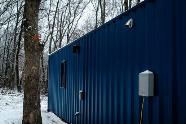 Luxury Shipping Container Homes (40’ x8'x 9’6” Tall) Two Blue, Two Grey