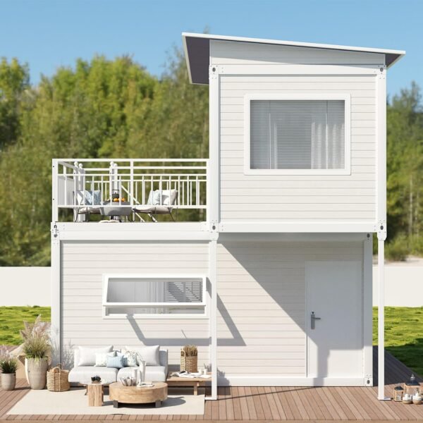 Modern Single Luxury Apartment Container, Holiday Cabin, Modular prefabricated Building House, Modern Design Suitable for Small Space, Installation and Customization Included...
