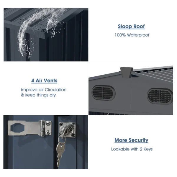 New Metal Storage Shed For Sale