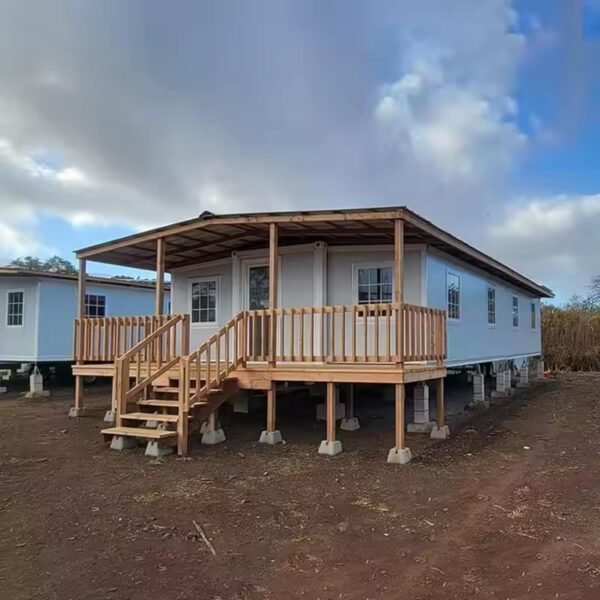 Portable Prefab Tiny Home for Sale, 40ft Modular Home - with 3 Bedrooms, 1 Kitchen & Bathroom, Expandable Container House to Live in for Adults, Mobile Foldable House