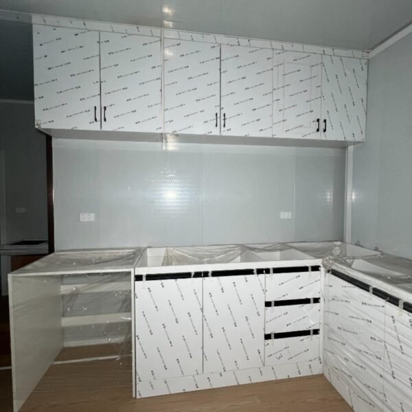 Portable Prefabricated Tiny Home for Sale, Mobile Expandable Prefab House 19x20FT with 1 Full Equiped Bathroom and Kitchen,1 2 3 Bedroom Container House to Live in for Adults...