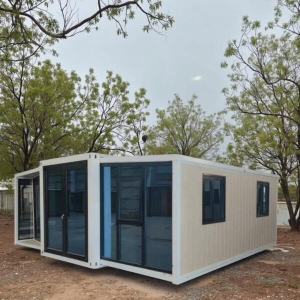 Portable Tiny House – Prefabricated Container Home with Bedroom, Bathroom & Kitchen