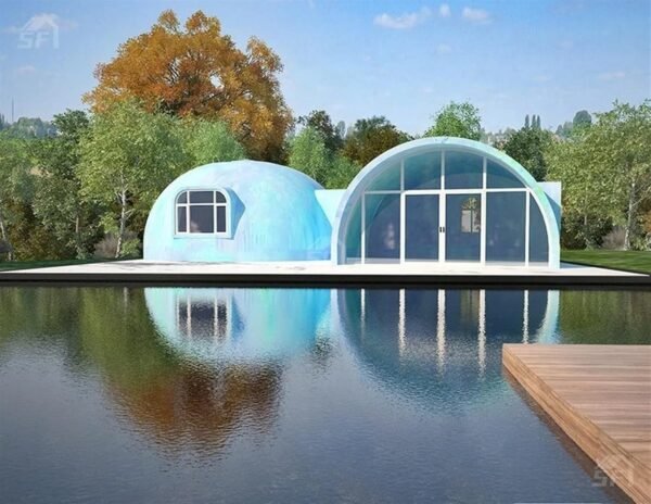 Prefab Container for House,Prefabricated Building Haute Couture Suite Building prefabricated Integrated House Spherical Tent Prefabricated House Prefab Homes for Modern Resistance
