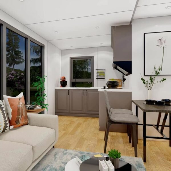 Tiny Homes for Sale Prefab Modular Homes 20&40ft Options Available with3 Bedrooms Featuring Bathrooms and Kitchens Perfect Tiny Houses for Adults, Prefab House, 3 Bedroom Tiny...