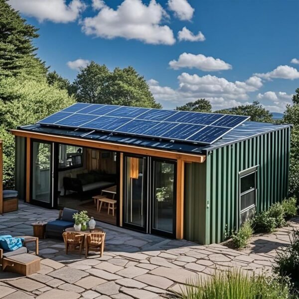 Tiny Houses to Live in for Adults, Luxury Prefab Container Tiny Home - Expandable 20ft/40ft Modern Villa with Bedroom, Bathroom, and Kitchen
