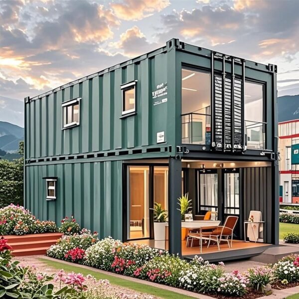 Tiny Houses to Live in for Adults, Luxury Prefab Container Tiny Home - Expandable 20ft/40ft Modern Villa with Bedroom, Bathroom, and Kitchen