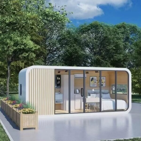 Factory Direct Sales Prefab Capsule Home Beach Luxury Mobile Homes