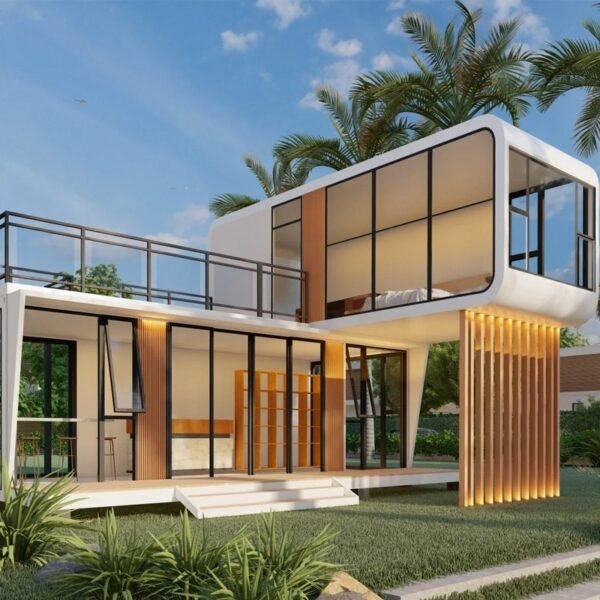 Good Quality Apple Capsule Home Earthquake Resistant Modular House