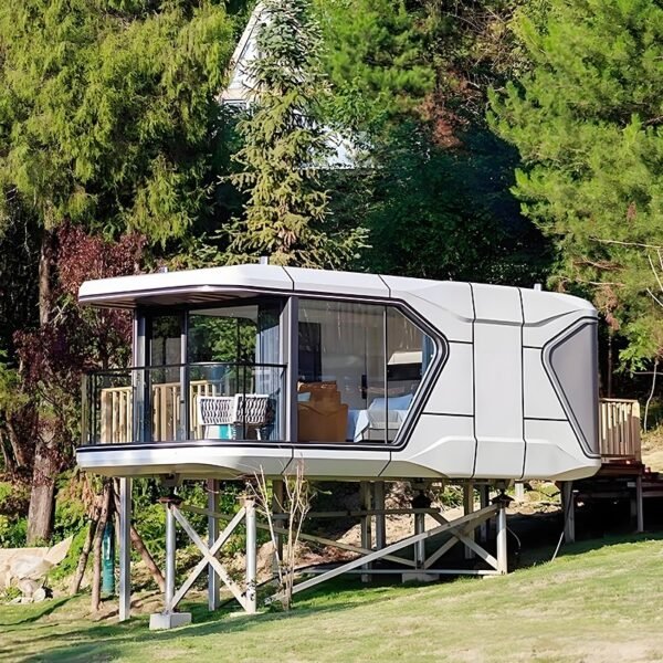Wind Resistance Container House Tourist Area Space Capsule Homes