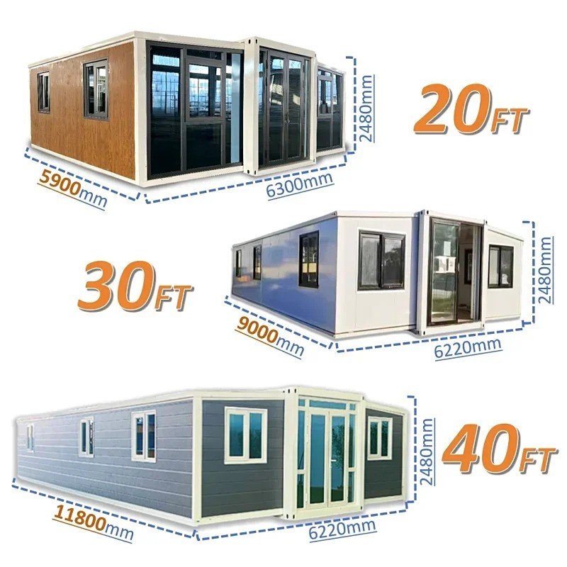 Hot Sale 40ft Container House Moisture Proof Modern Manufactured Homes