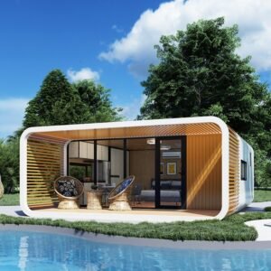 Hot Sale Capsule Prefab Villa Leak Proof Prefabricated Villa
